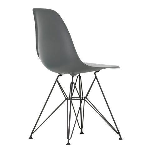 Cadeira Eames DSR em Plástico / Base Preta